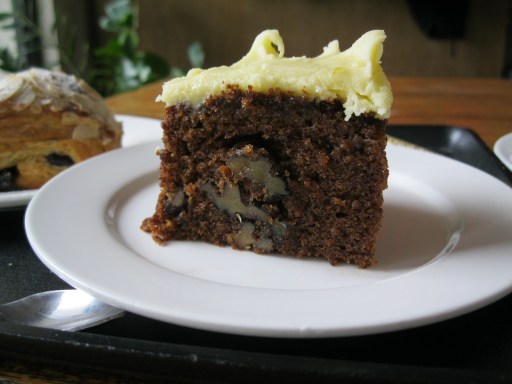 Carrot cake at Baker & Spice to kick off my birthday in delicious, sugary splendor.