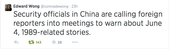 Wong tweet