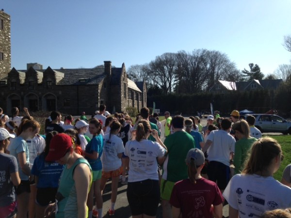 At the starting line