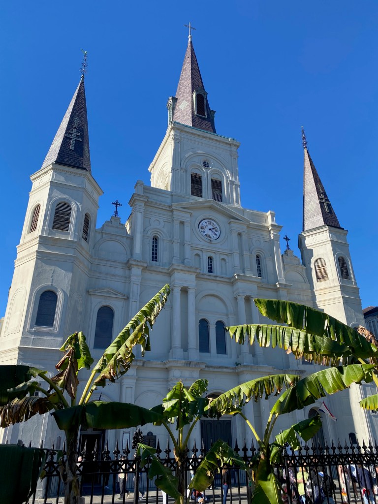 Exterior of the St. Louis Cathedral at Jackson Square, New Orleans