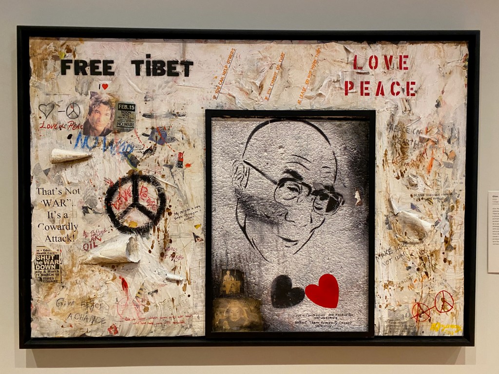 Give Peace a Chance
2009
Burhan Cahit Doğançay
collage and mixed media on canvas