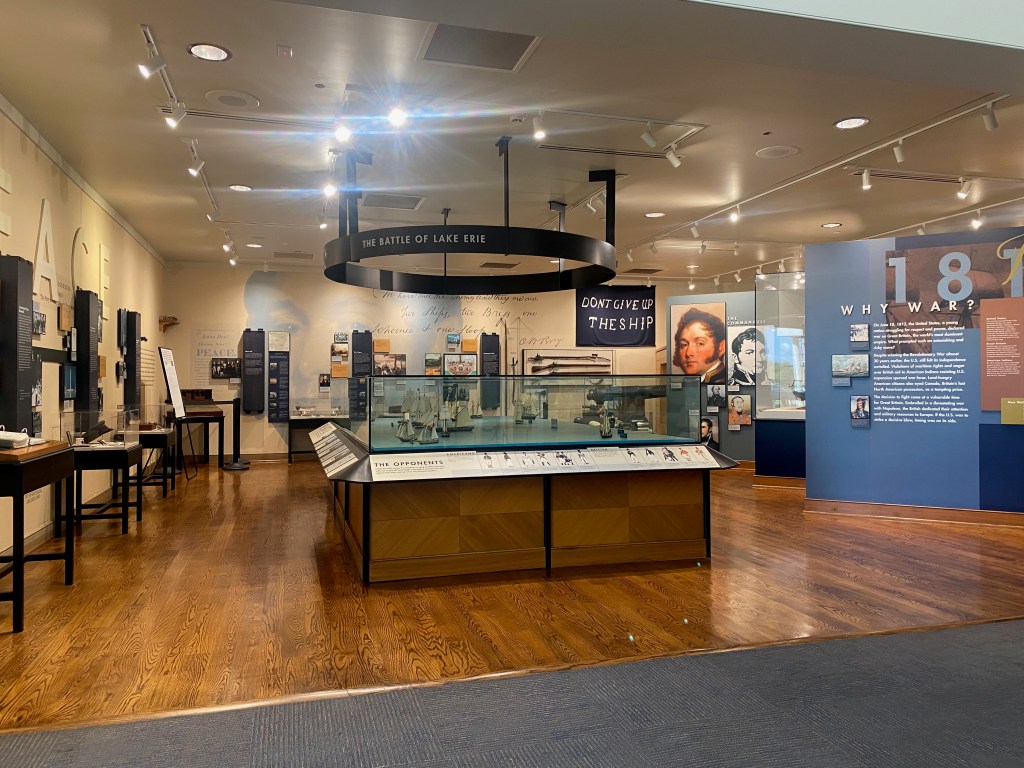 A one-room museum dedicated to the War of 1812 on Lake Erie