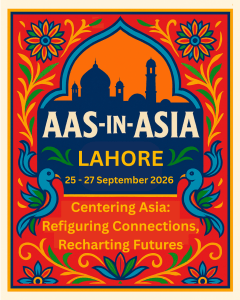 Logo of the AAS-in-Asia 2026 conference, September 25-27 in Lahore, Pakistan